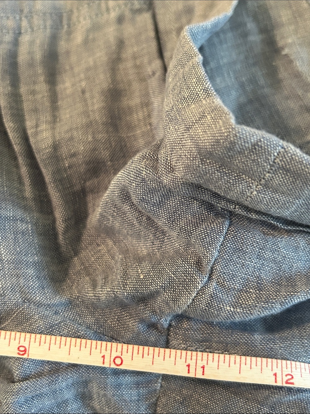 Athleta Light Blue Cabo linen Drawstring Women's Shorts size 10 - Picture 8 of 9